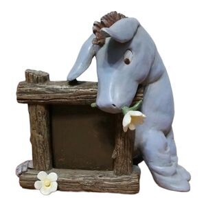 Disney Michel &‎ Co Classic Pooh Eeyore Figurine Photo Frame READ